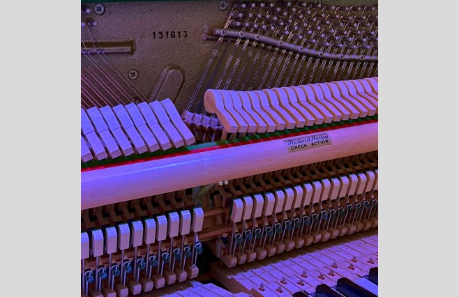 Bentley Mahogany Compact Upright Piano, Used - All Inclusive Premium Package (SN:131813) - Image 6